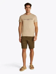 TOMMY HILFIGER T-Shirt Khaki/Beige/Braun/Gelb