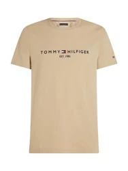 TOMMY HILFIGER T-Shirt Khaki/Beige/Braun/Gelb