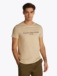 TOMMY HILFIGER T-Shirt Khaki/Beige/Braun/Gelb