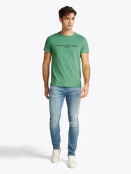 TOMMY HILFIGER T-Shirt Türkis/Dunkelgrün/Grün