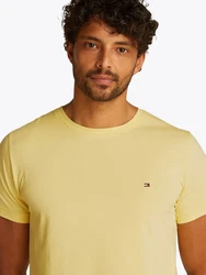 Tommy Hilfiger T-Shirt Stretch Slim Fit Tee Khaki/Gelb/Grün