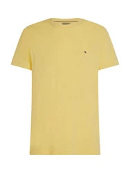Tommy Hilfiger T-Shirt Stretch Slim Fit Tee Khaki/Gelb/Grün