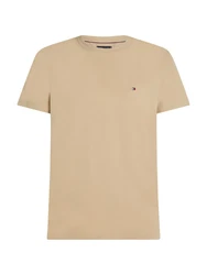Tommy Hilfiger T-Shirt Stretch Slim Fit Tee Khaki/Beige