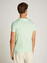Tommy Hilfiger T-Shirt Stretch Slim Fit Tee Grün/Hellgrün