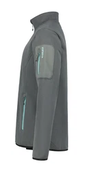 Icepeak Midlayer Jacke Bredstedt Hellgrau/Grau/Dunkelgrau