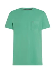 Tommy Hilfiger T-Shirt ESSENTIAL SOLID POCKET TEE Türkis/Grün/Hellgrün