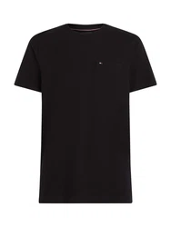 Tommy Hilfiger T-Shirt ESSENTIAL SOLID POCKET TEE Schwarz