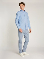 Tommy Hilfiger Businesshemd Flex Poplin Gingham RF Shirt Hellblau/Blau