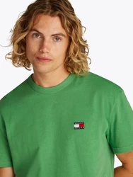 Tommy Jeans T-Shirt TJM REG BADGE TEE EXT Dunkelgrün/Türkis/Grün/Neonfarben