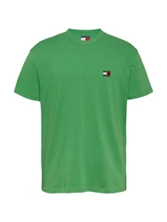 Tommy Jeans T-Shirt TJM REG BADGE TEE EXT Dunkelgrün/Türkis/Grün/Neonfarben