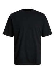 Jack & Jones Rundhalsshirt JJEBRADLEY TEE SS O-NECK 2PK NOOS Schwarz/Dunkelblau
