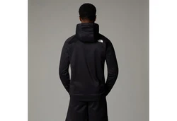 The North Face Reaxion Fleece Hoodie (9U2) Schwarz/Hellblau