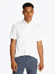 Tommy Hilfiger Kurzarmhemd FLEX POPLIN SOLID S/S SHIRT Weiß/Creme