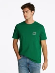 Tommy Hilfiger Rundhalsshirt HILFIGER STACK TEE Grün/Dunkelgrün