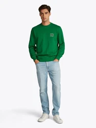 Tommy Hilfiger Sweatshirt HILFIGER STACK Dunkelgrün/Grün/Neonfarben