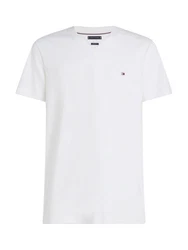 Tommy Hilfiger V-Shirt ESSENTIAL V-NECK TEE Weiß/Creme/Khaki