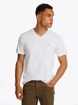 Tommy Hilfiger V-Shirt ESSENTIAL V-NECK TEE Weiß/Creme/Khaki