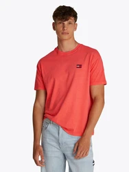 Tommy Jeans T-Shirt TJM RLX TJ LABEL TEE Rot