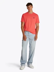 Tommy Jeans T-Shirt TJM RLX TJ LABEL TEE Rot