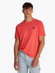 Tommy Jeans T-Shirt TJM RLX TJ LABEL TEE Rot