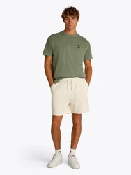 Tommy Jeans T-Shirt TJM RLX TJ LABEL TEE Dunkelgrün/Khaki/Grün