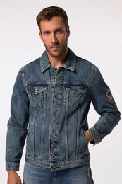 Funktionsjacke JP 1880 Jeansjacke Badge auf der Schulter bis 8 XL