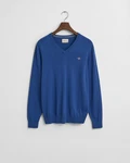 Gant Strickpullover CLASSIC COTTON V-NECK Blau/Dunkelblau/Hellblau