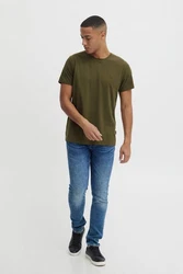 Blend T-Shirt Rundhals Basic Shirt (4817) Khaki (4817)