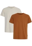 Blend T-Shirt Rundhals Basic Shirt (4817) Braun (4817)
