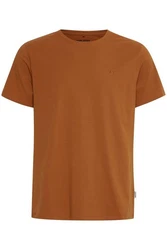 Blend T-Shirt Rundhals Basic Shirt (4817) Hellbraun