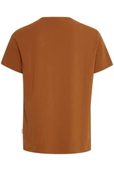 Blend T-Shirt Rundhals Basic Shirt (4817) Hellbraun