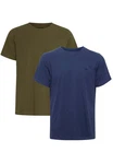 Blend T-Shirt Rundhals Basic Shirt (4817) Grün/Blau (4817)
