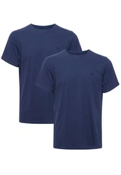 Blend T-Shirt Rundhals Basic Shirt (4817) Blau (4817)