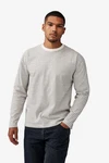 Next Langarmshirt Relaxed Fit Grau/Hellgrau/Khaki/Weiß