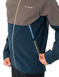 VAUDE Anorak Mens Qimsa Softshell Jacket Dunkelblau/Grau/Hellblau/Pastell/Blau
