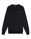 Lyle & Scott Sweater Sweatpulli Loopback Embroid Dunkelblau