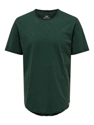 ONLY & SONS T-Shirt ONSBENNE dunkelgrn