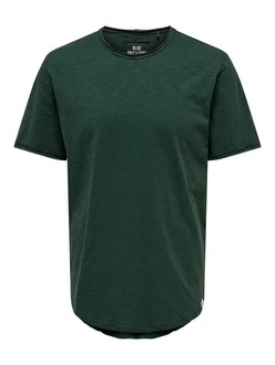 ONLY & SONS T-Shirt ONSBENNE dunkelgrn