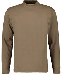 RAGMAN Langarmshirt Khaki/Braun