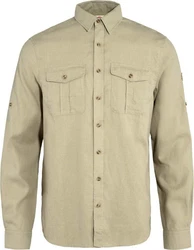 Fjällräven Langarmhemd vik Travel Shirt LS Khaki/Braun