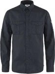 Fjällräven Langarmhemd vik Travel Shirt LS Dunkelblau/Blau/Grau