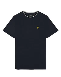 Lyle & Scott T-Shirt Tipped Dunkelblau/Grün/Blau