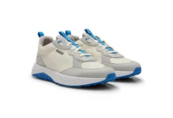 HUGO Sneaker Kane Weiß/Hellblau/Blau/Grau/Beige/Pastell