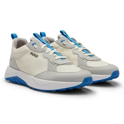 HUGO Sneaker Kane Weiß/Hellblau/Blau/Grau/Beige/Pastell