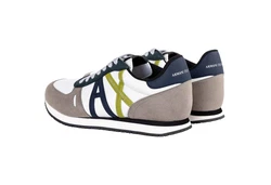 ARMANI EXCHANGE Herren Sneaker Low Schnür-Schuh Retro Logo Sneaker 