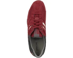 Geox U Snake K Sneaker Braun/Rot/Dunkelrot/Bordeaux