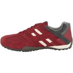Geox U Snake K Sneaker Braun/Rot/Dunkelrot/Bordeaux