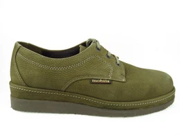 Dario Sportbuck taupe Schnrschuh