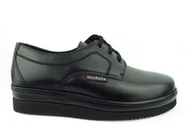Dario- Leder black Schnrschuh