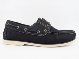 Nubuk navy Schnrschuh